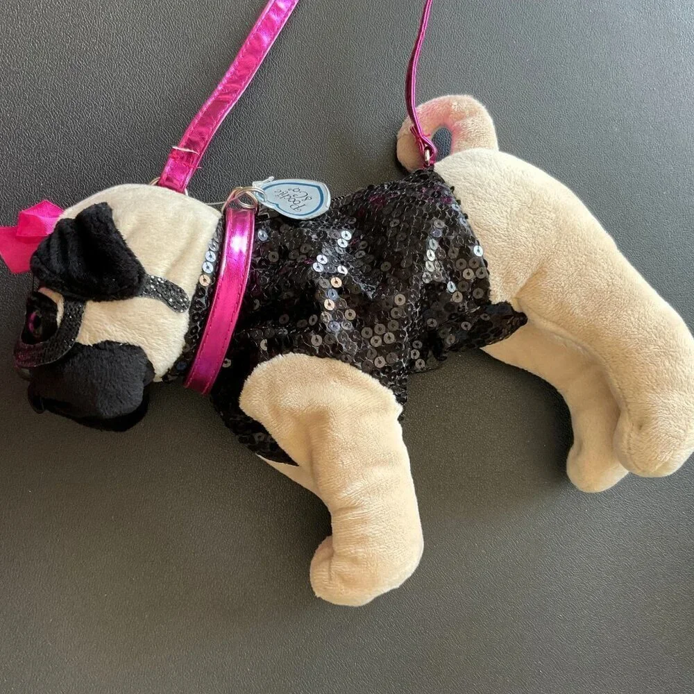 POOCHIE & CO PUG POOCH BLING PURSE